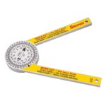 Starrett ProSite Miter Protractor Angle Finder with Two Laser Engraved Scales - Ideal for Carpenters