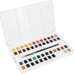 Daler Rowney Daler-Rowney Aquafine 48-pc Watercolor Studio Set - Watercolor Paint Set for Watercolor Paper and More - Wa