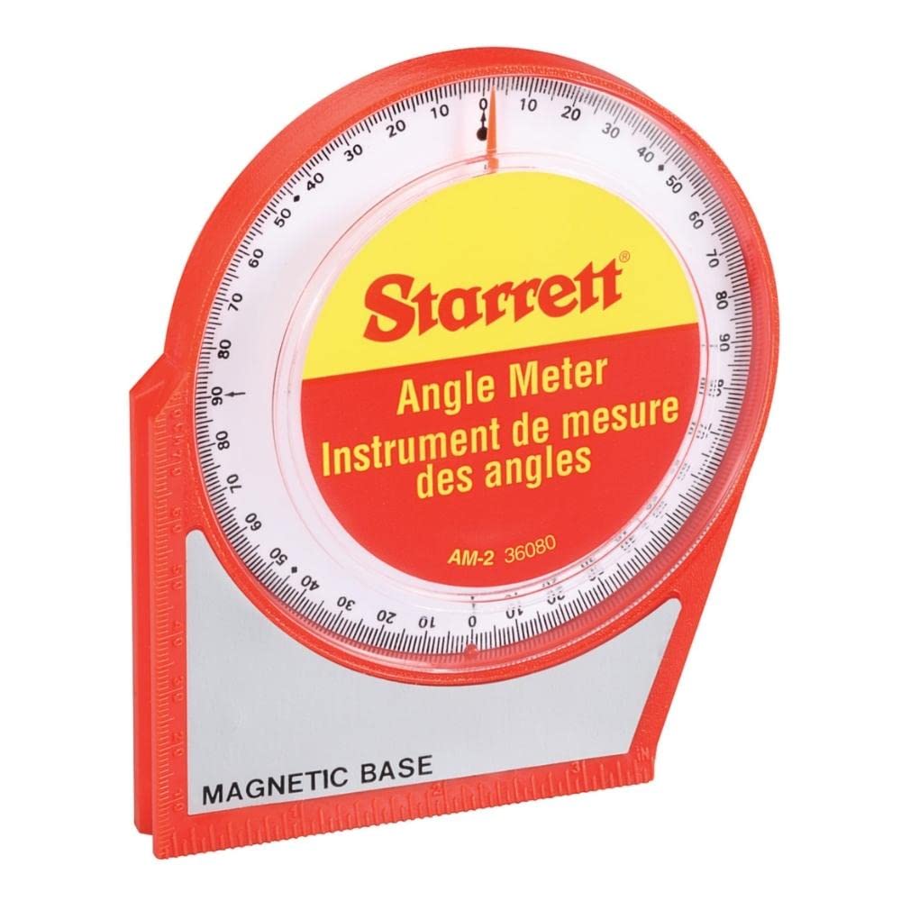 Version 1.0.0 Starrett Angle Meter with Magnetic Base - Measures Any Angle for Pitch and Slope - Ideal for Professionals - Image 1