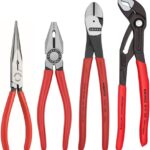 Knipex Tools 9K 00 80 94 US Cobra Combination Cutter and Needle Nose Pliers Set (4 Piece)
