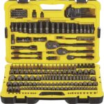 STANLEY Professional Grade Black Chrome New Mechanics Tool Set (Socket Set-229 Pieces)