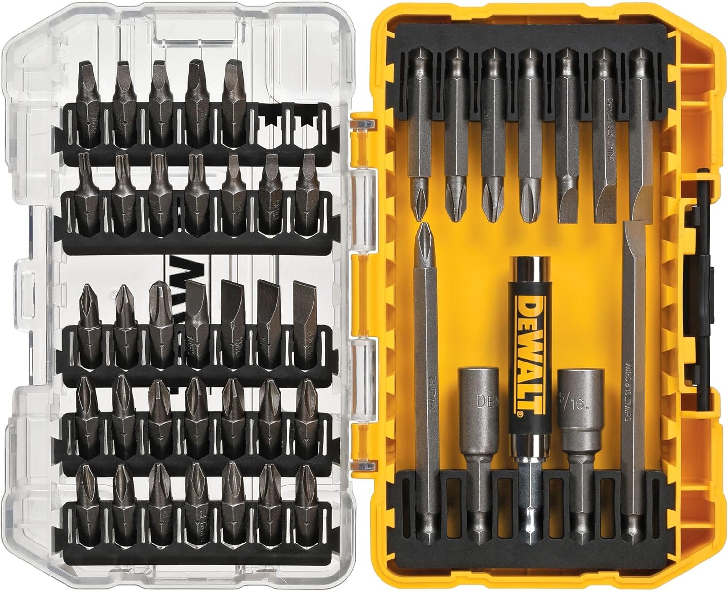 81FHQxKgs7L._AC_SL1500_ DEWALT Screwdriver Bit Set with Tough Case - Image 1