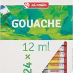 Talens Art Creation Gouache Paint Starter Set with 24 Colors (12 ml tubes) | Painting for Adults