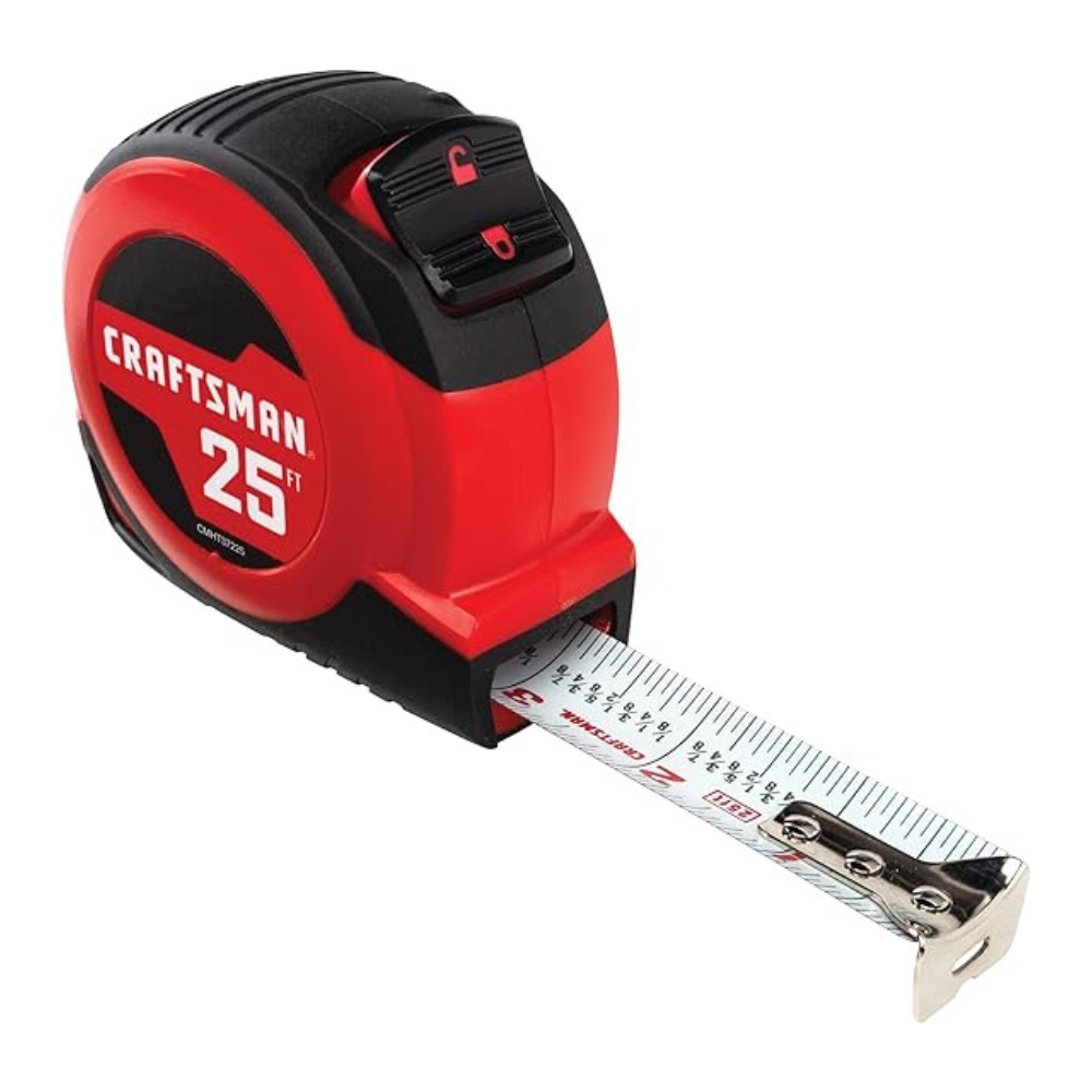 Untitled-design-2025-04-21T162735.071.png CRAFTSMAN 25-Ft Tape Measure with Fraction Markings - Image 1