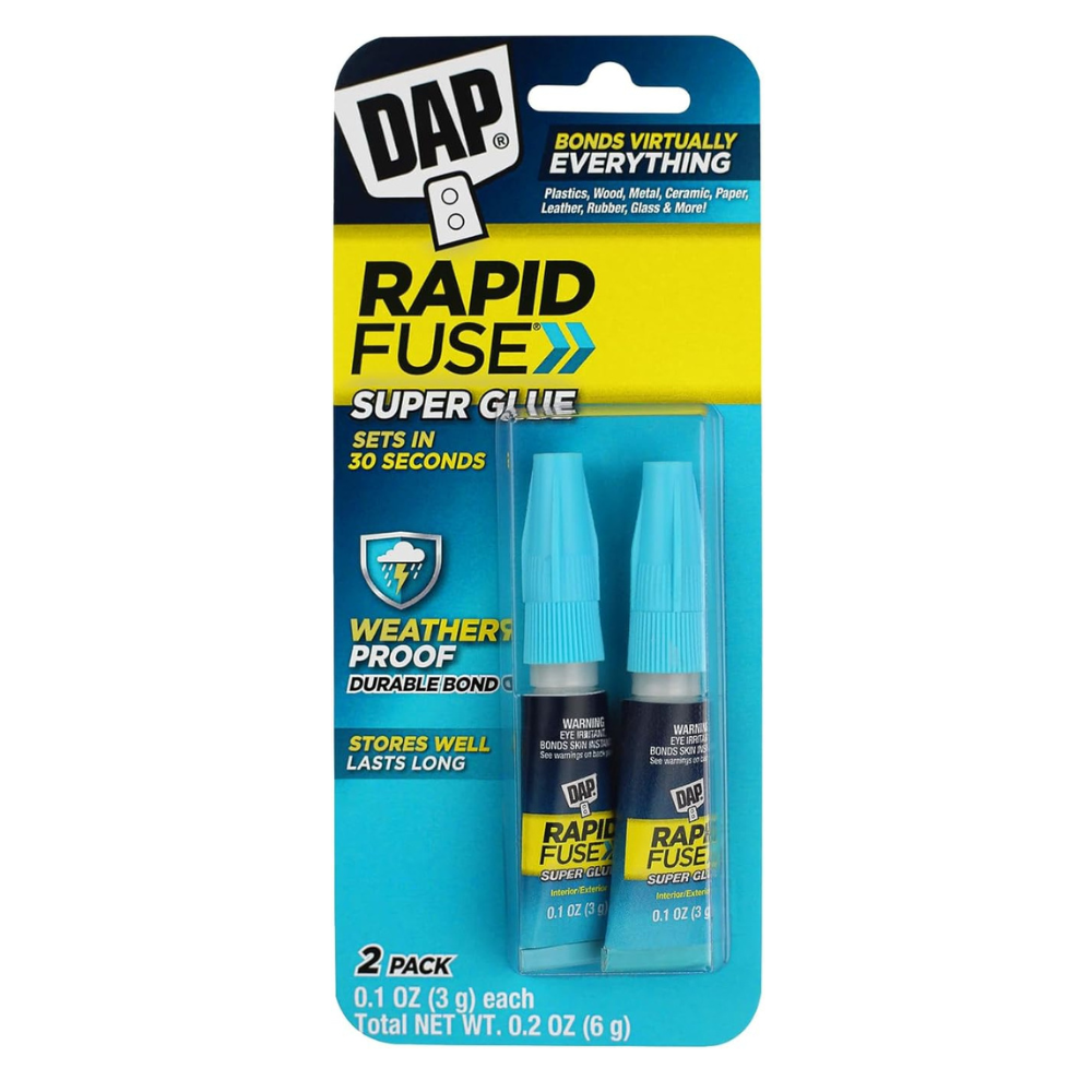 Untitled-design-2025-04-21T211102.020.png DAP RapidFuse All Purpose Adhesive 2 Pack, Clear, 0.1 oz - Image 1