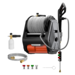 Giraffe Tools Grandfalls Retractable Wall Mounted Pressure Washer Pro