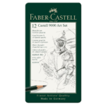 Faber-Castell 9000 Graphite Sketch Pencil Sets Art 8B - 2H set of 12