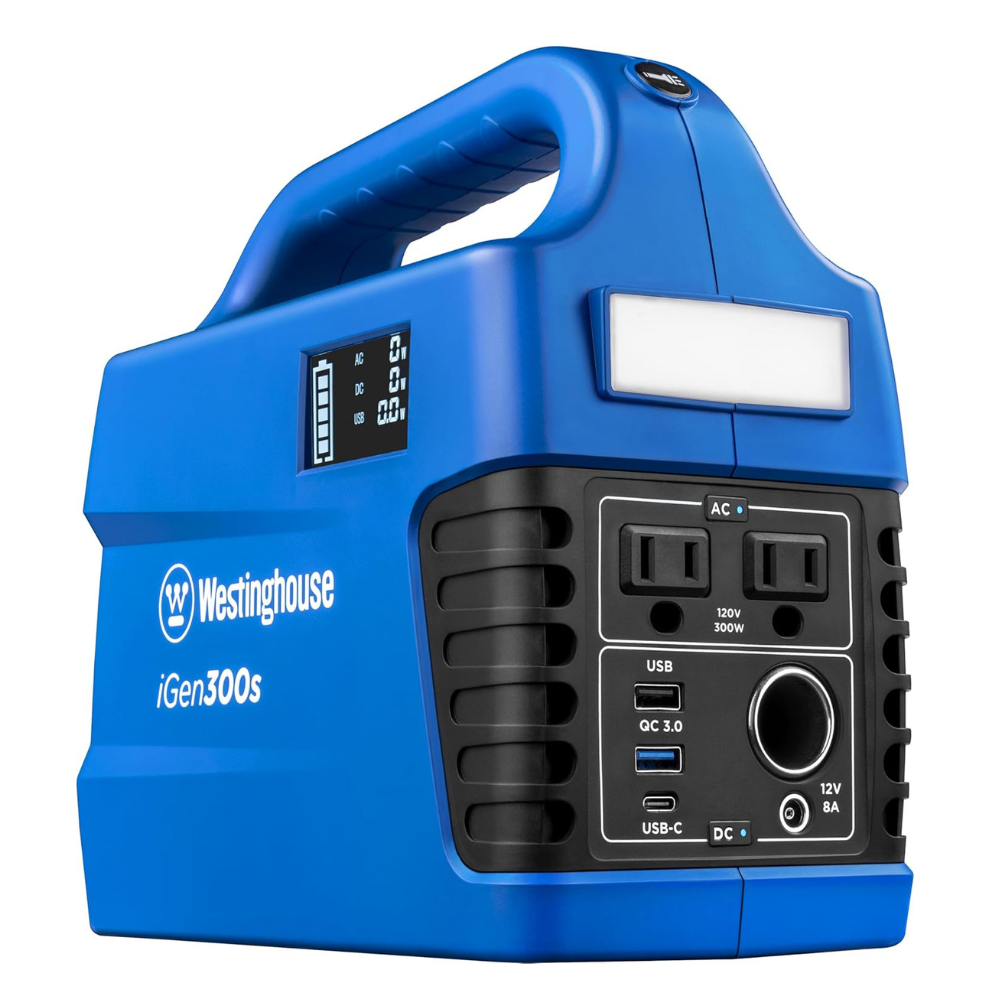 Untitled design - 2026-06-04T043113.668 Westinghouse 296Wh 600 Peak Watt Portable Power Station and Solar Generator - Image 1
